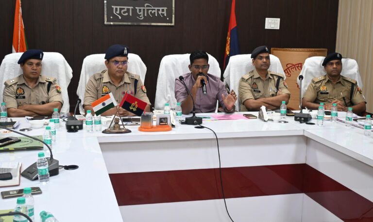 कांवड़ यात्रा को लेकर एटा पुलिस अलर्ट, सीमावर्ती जिलों के अधिकारियों संग बनाई संयुक्त रणनीति